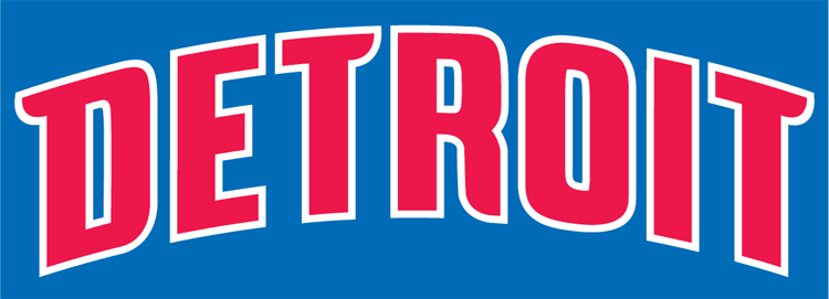 Detroit Pistons 2001-2002 Pres Wordmark Logo 3 iron on paper